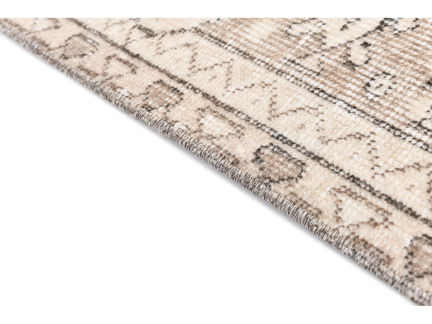 Tappeto in lana 191x290 beige Ultra Vintage