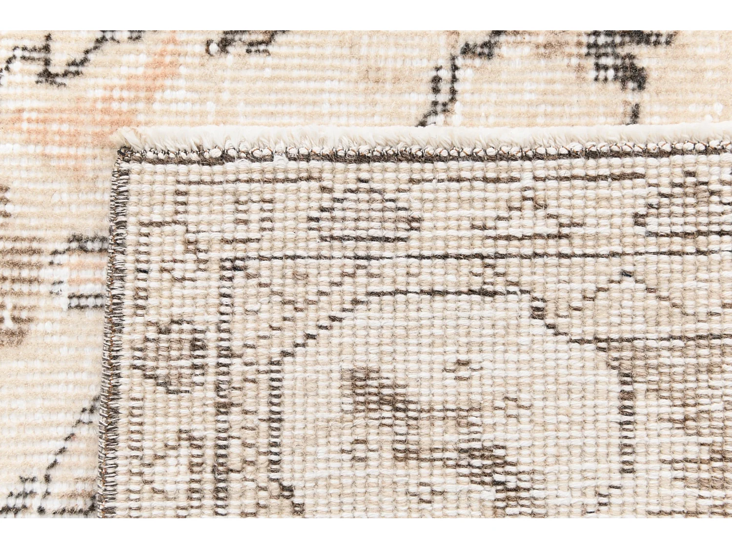 Tappeto in lana 191x290 beige Ultra Vintage