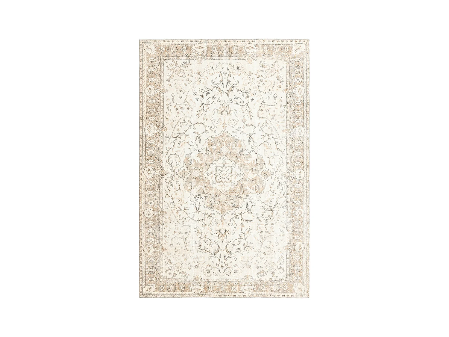 Tapis de laine 191x290 beige Ultra Vintage