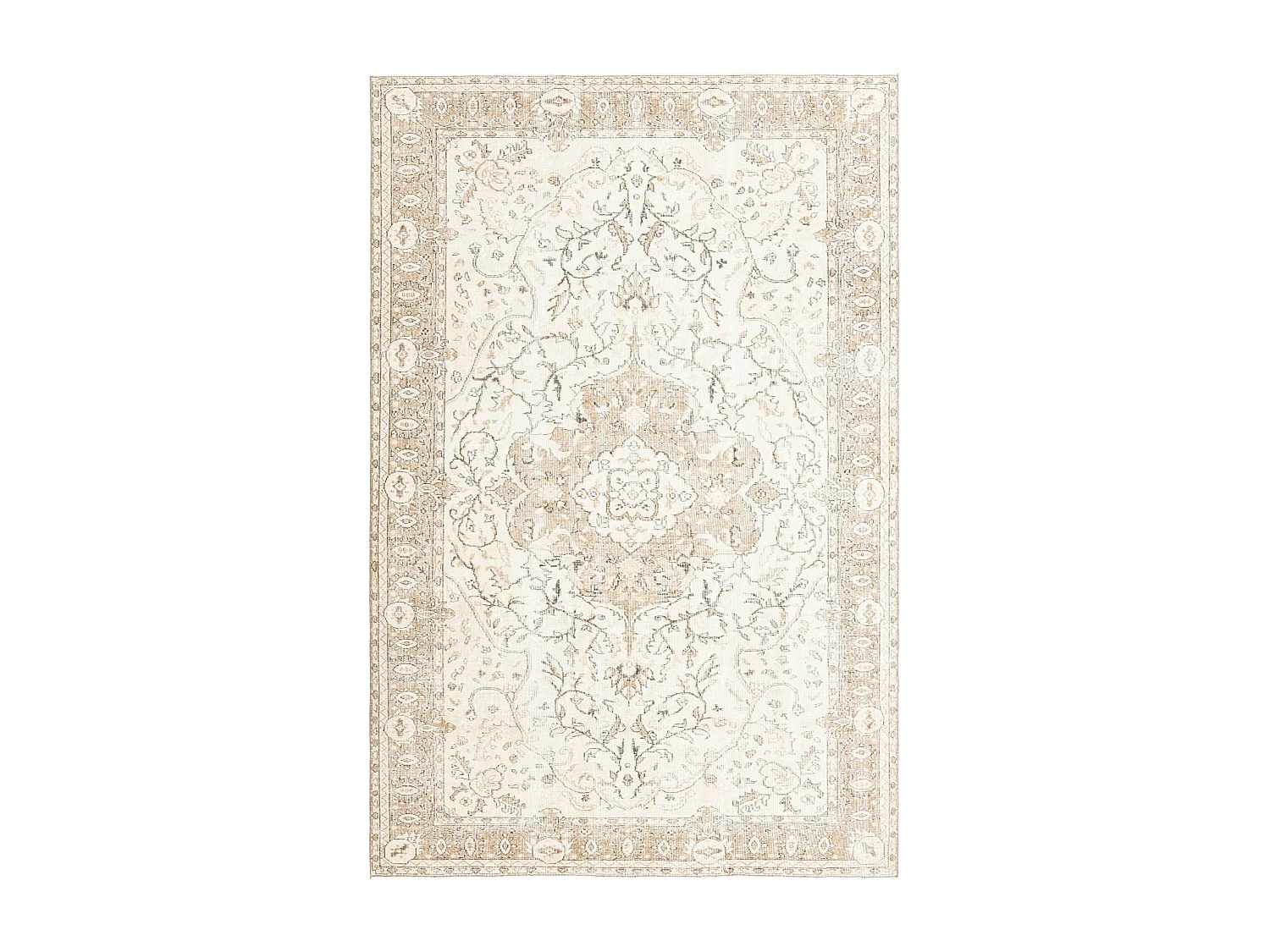 Tapis de laine 191x290 beige Ultra Vintage