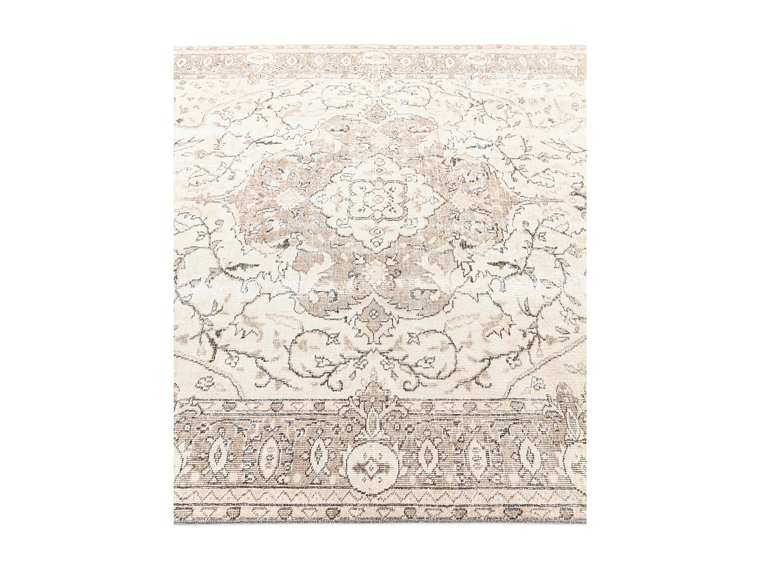 Tapis de laine 191x290 beige Ultra Vintage