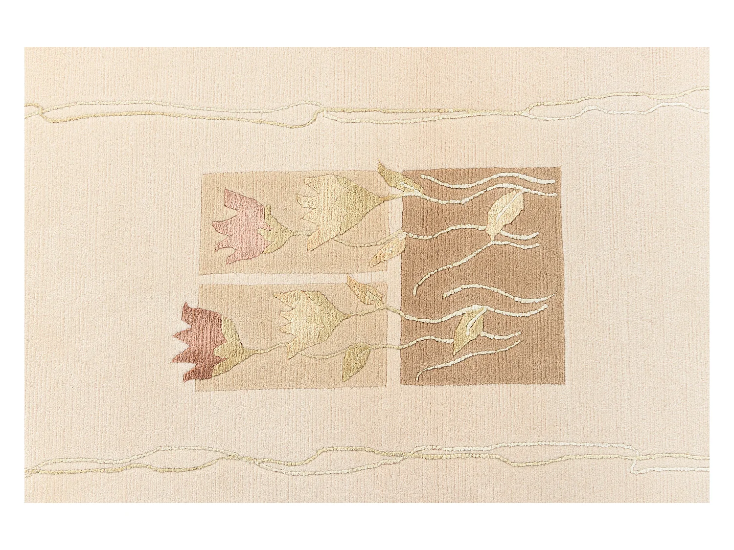 Tapis de couloir en laine 84x297 brun Darya