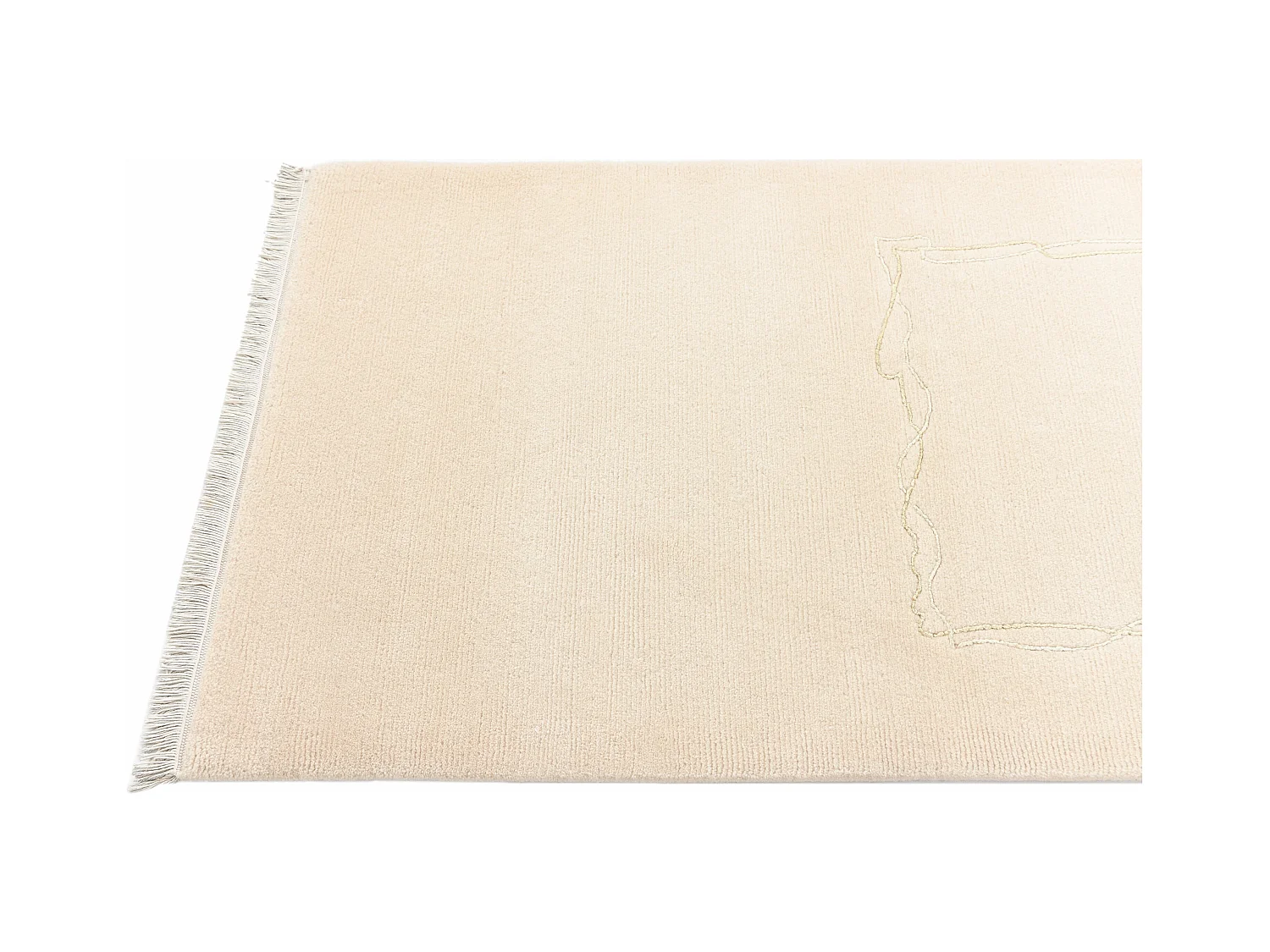 Tapis de couloir en laine 84x297 brun Darya