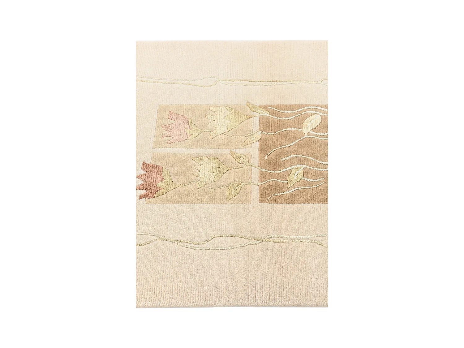 Tapis de couloir en laine 84x297 brun Darya