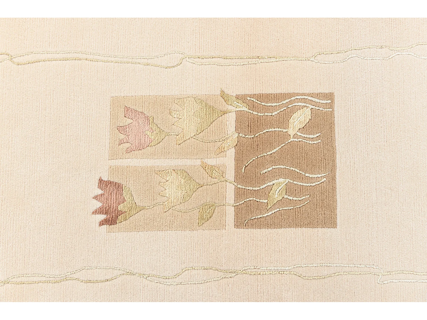 Läufer-Wollteppich 84x297 Braun Darya