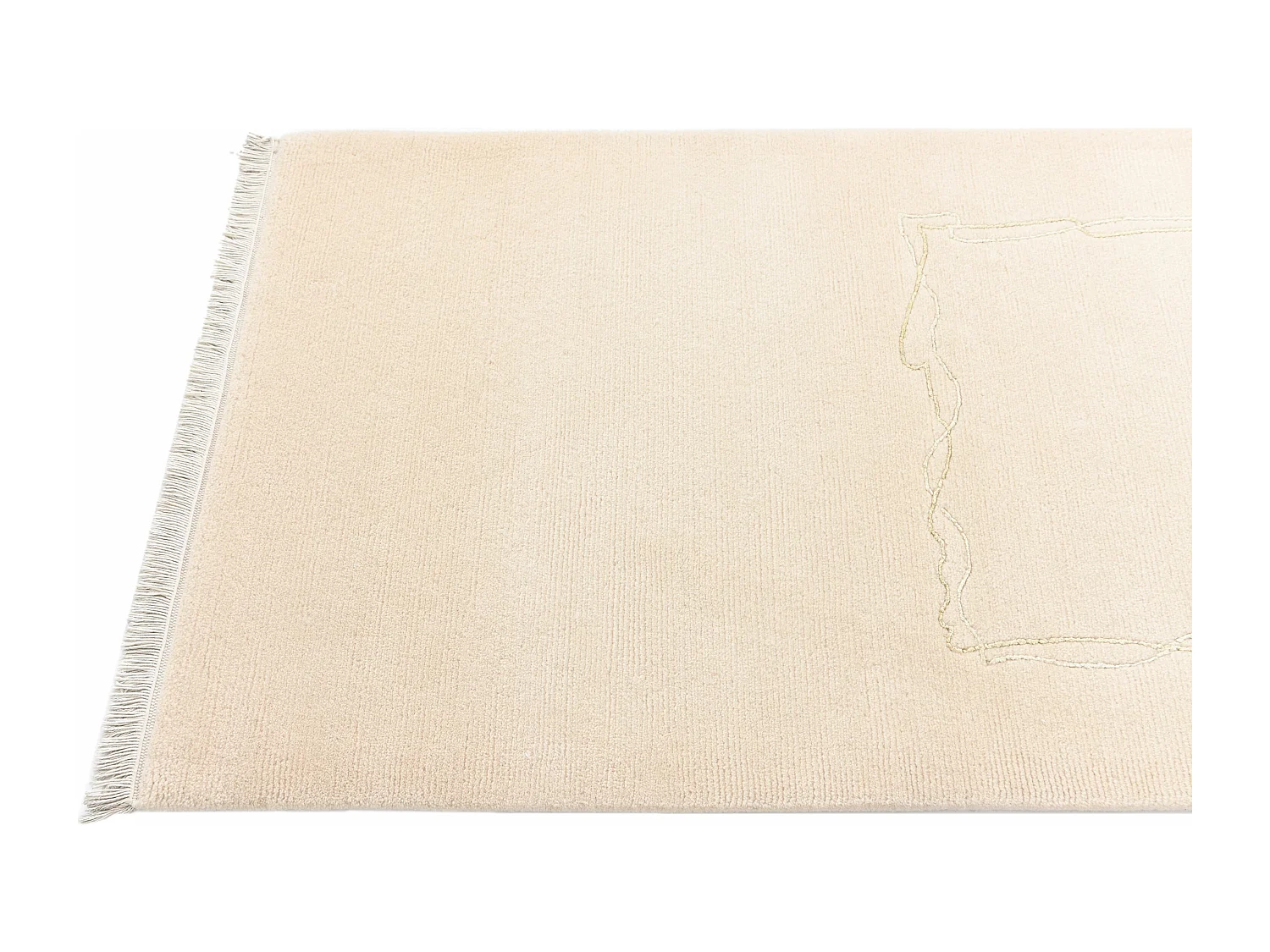 Läufer-Wollteppich 84x297 Braun Darya