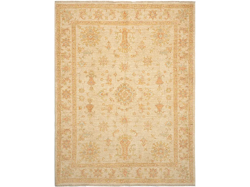 Wollteppich 150x197 Beige Kaizar