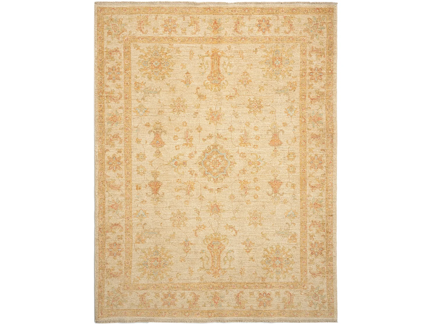 Tapis de laine 150x197 beige Kaizar
