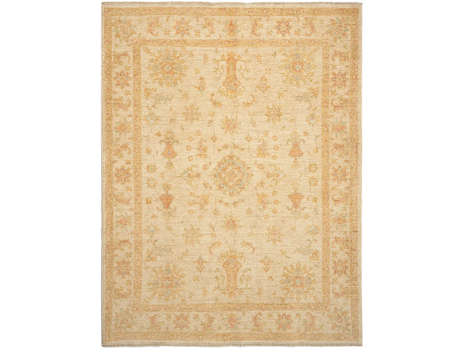 Tapis de laine 150x197 beige Kaizar