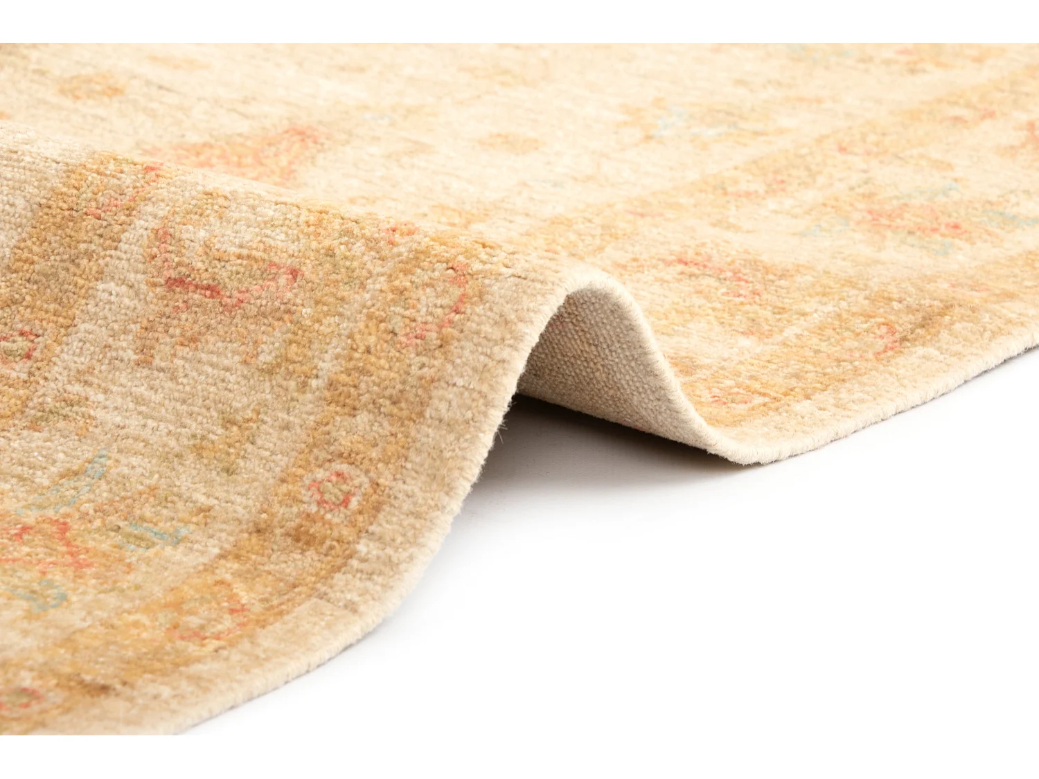 Tapis de laine 150x197 beige Kaizar