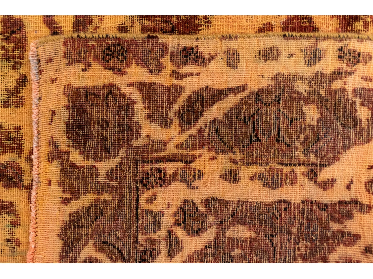 Tappeto in lana 94x137 arancia Vintage Royal