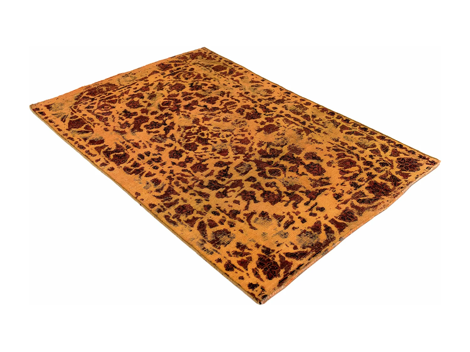 Tapis de laine 94x137 orange Vintage Royal