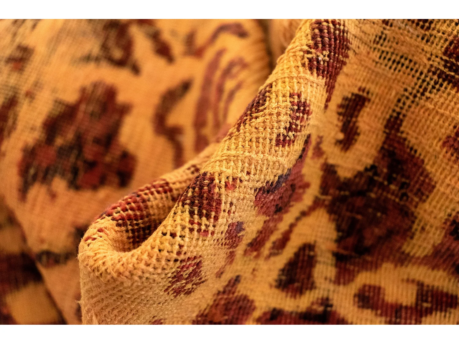 Tapis de laine 94x137 orange Vintage Royal