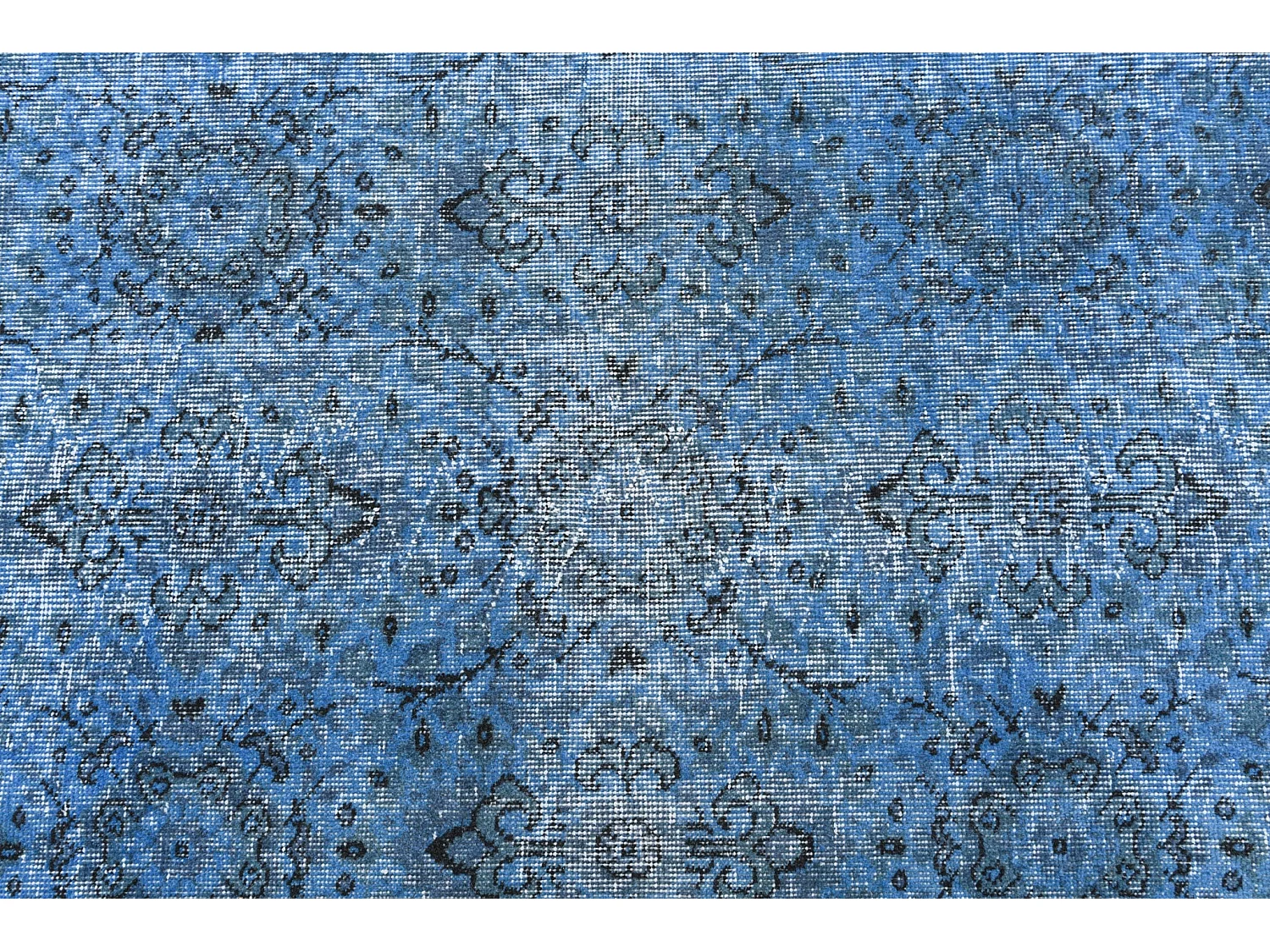 Tapis de laine 152x257 Bleu Ultra Vintage