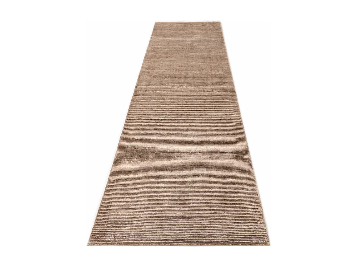 Tapis de couloir en laine 81x404 brun Darya