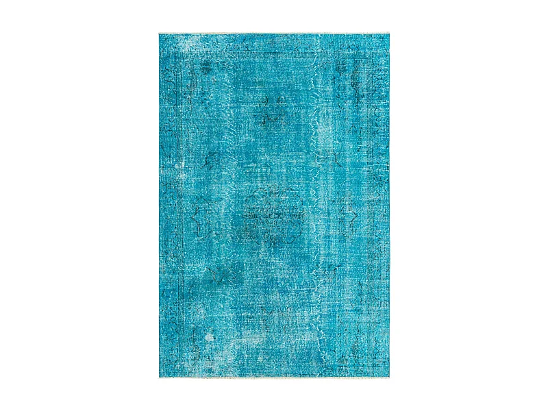 Tappeto in lana 170x257 turchese Ultra Vintage
