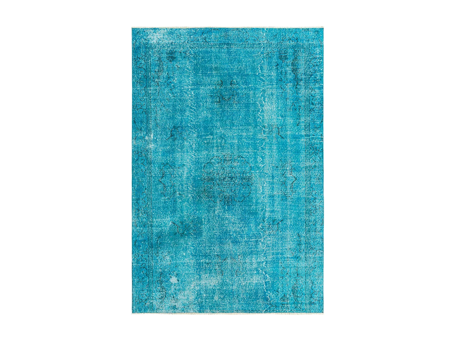 Tappeto in lana 170x257 turchese Ultra Vintage