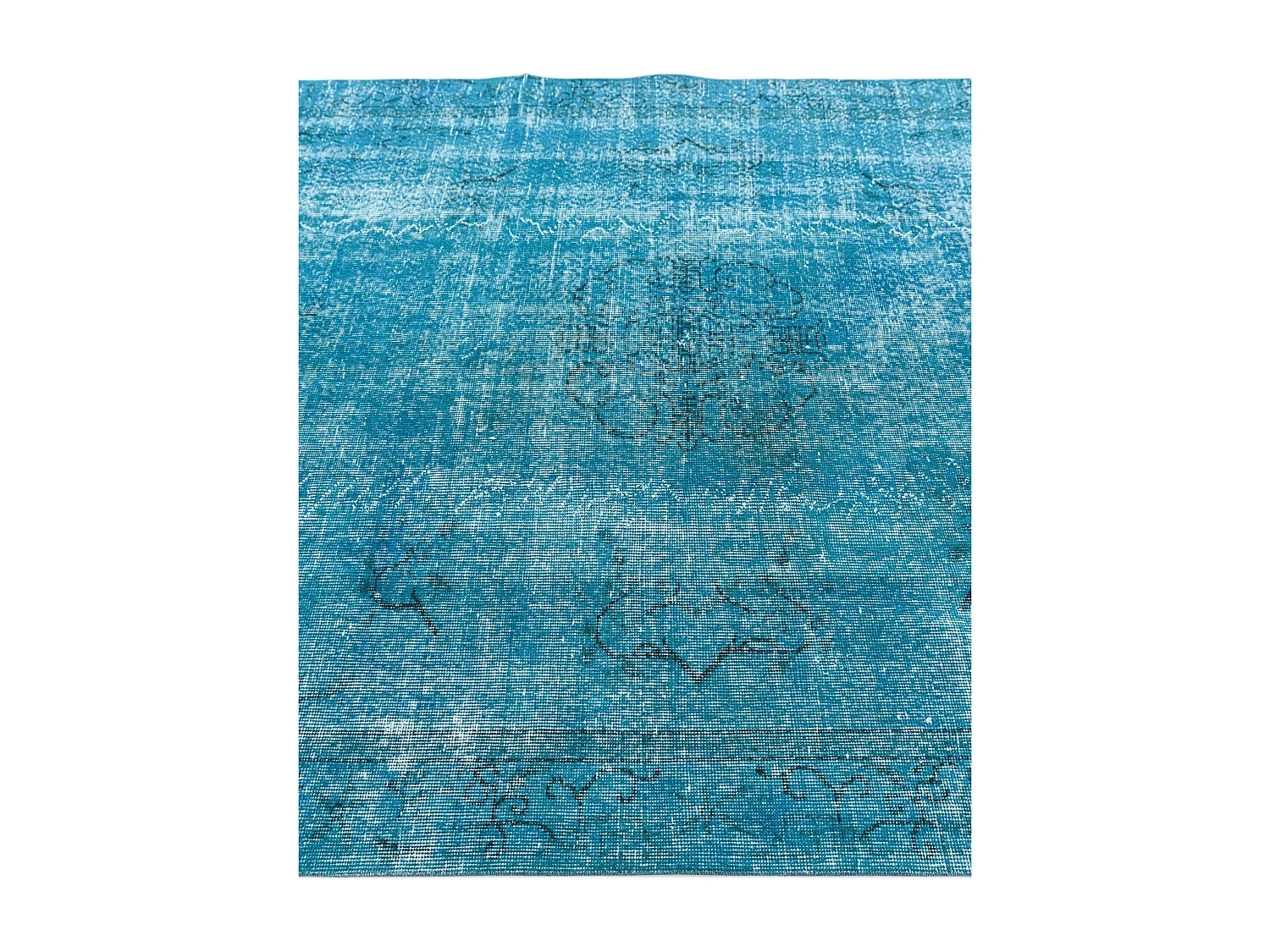 Tappeto in lana 170x257 turchese Ultra Vintage