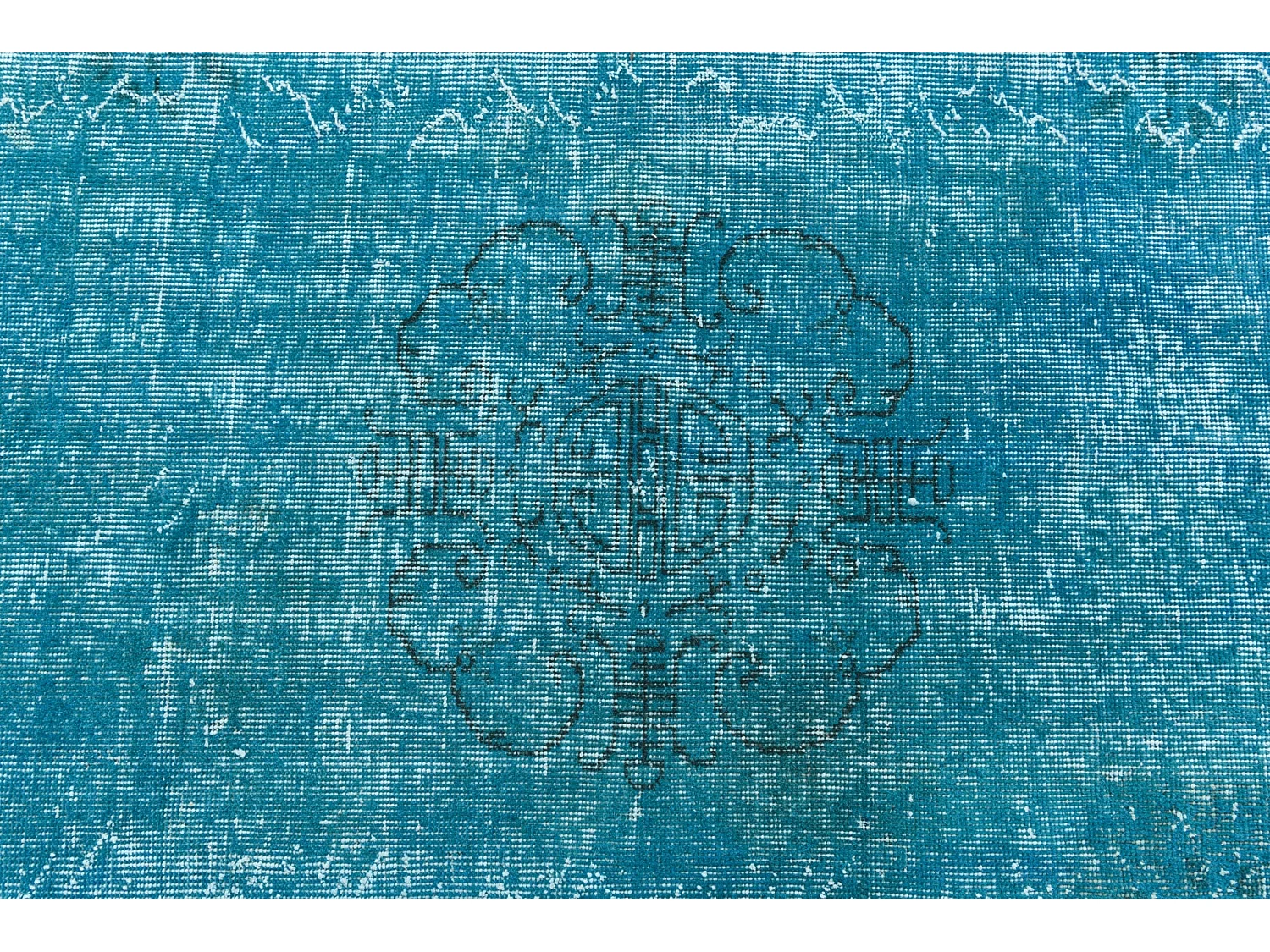 Tappeto in lana 170x257 turchese Ultra Vintage