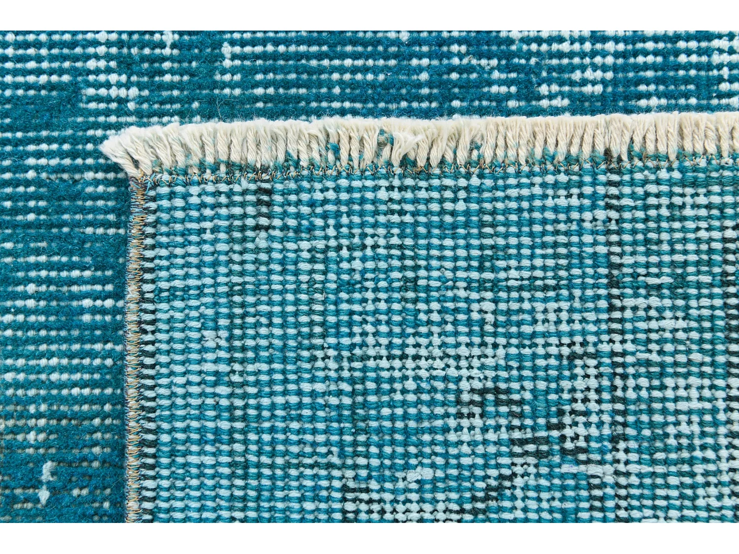 Tappeto in lana 170x257 turchese Ultra Vintage