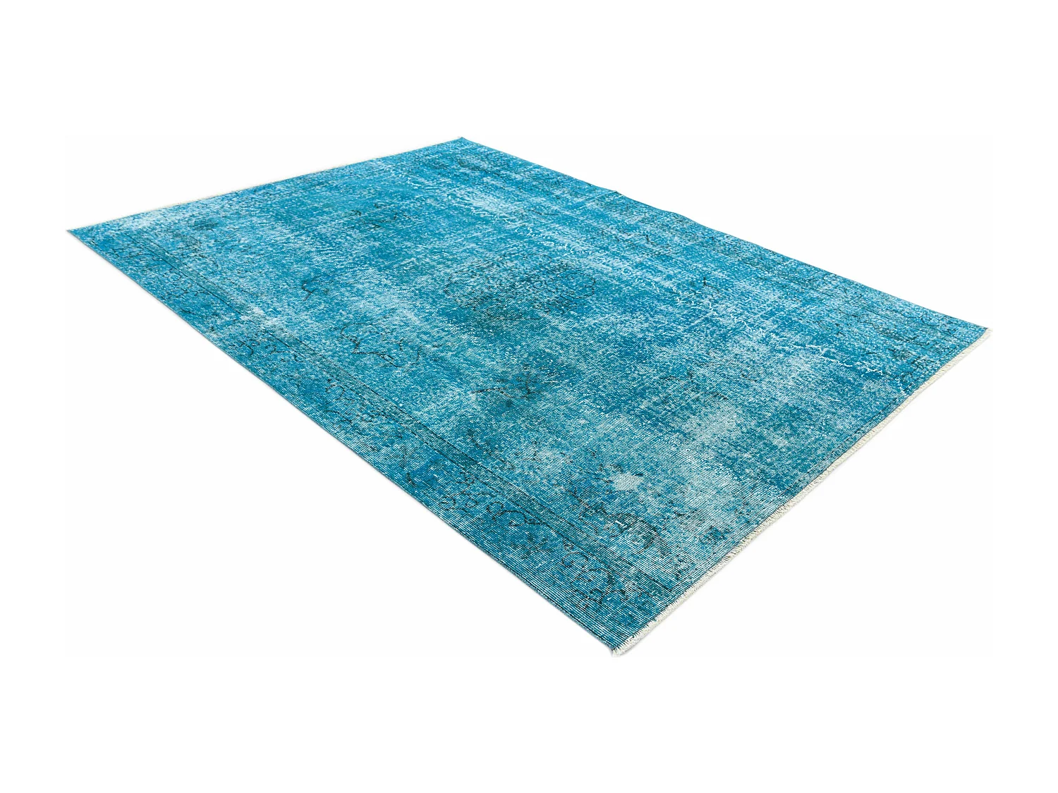 Tapis de laine 170x257 turquoise Ultra Vintage