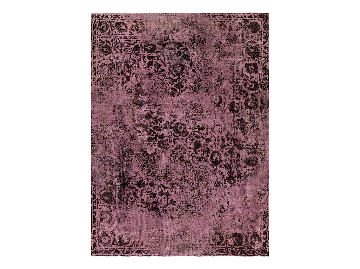 Tapis de laine 194x275 rose Vintage Royal