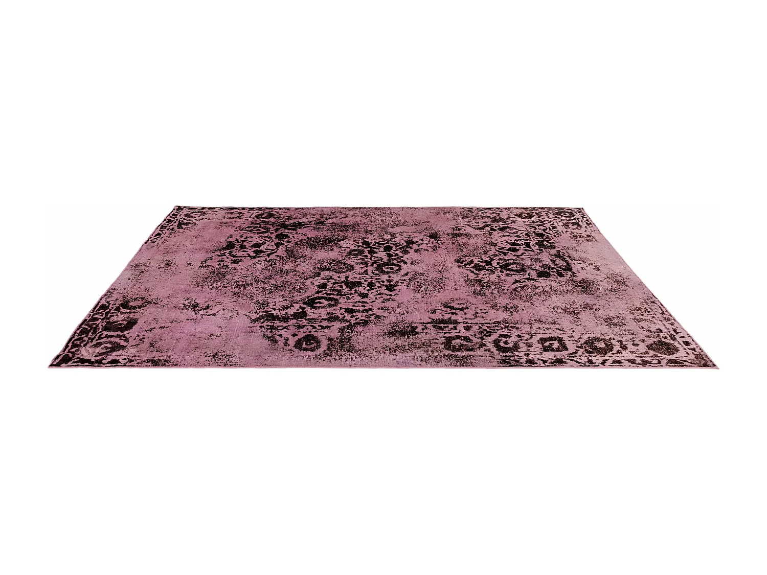 Tapis de laine 194x275 rose Vintage Royal