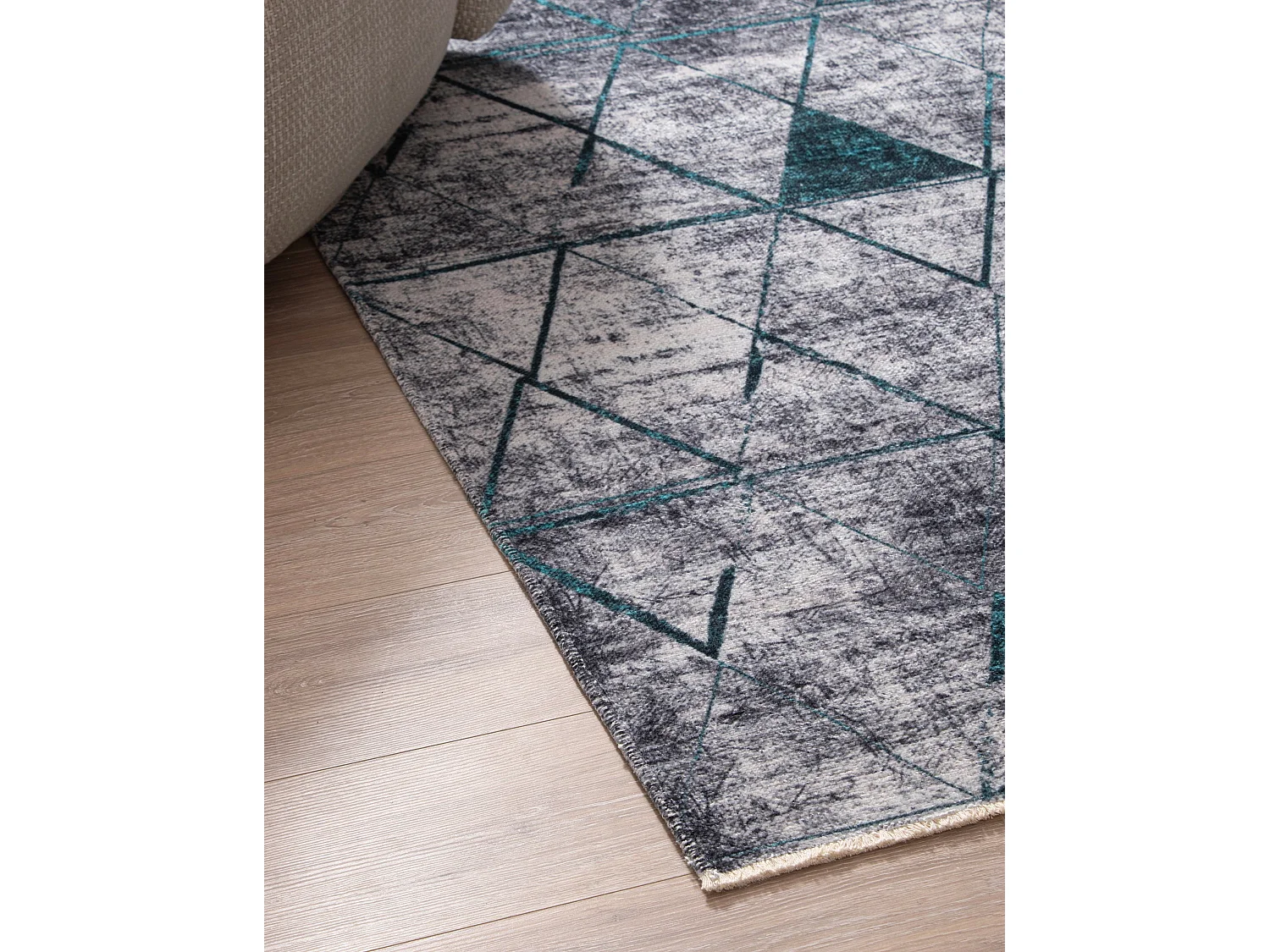 Tapijt 185x120 Turkoois Kriens Heru