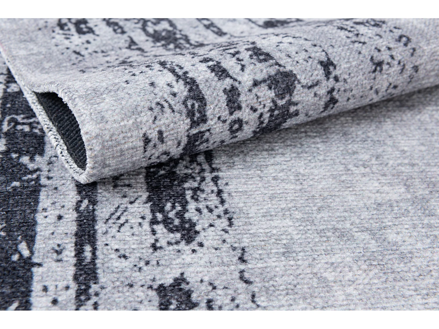 Tapis 80x305 gris Kriens Stella