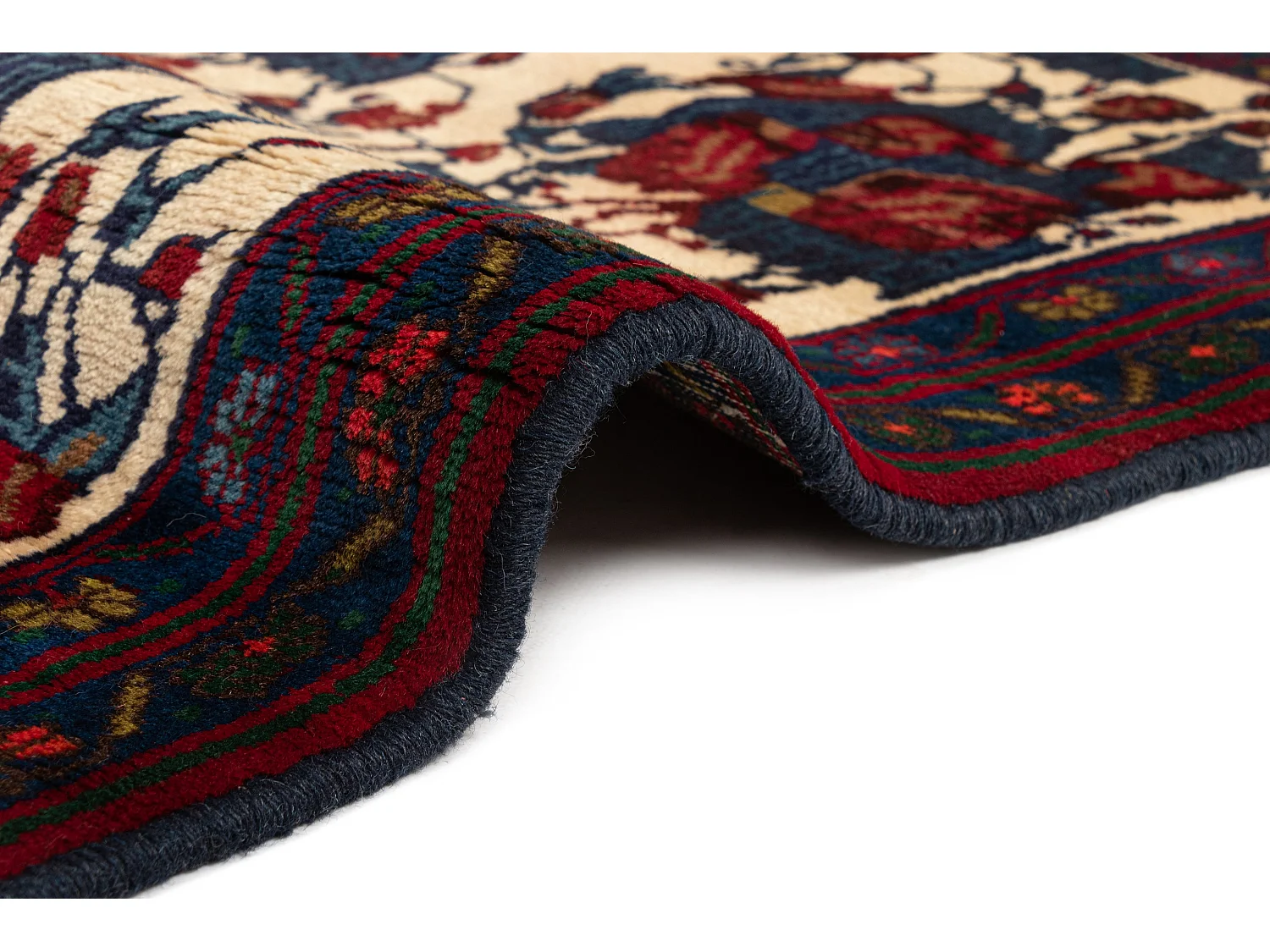 Tapis de laine 100x144 beige Afshar