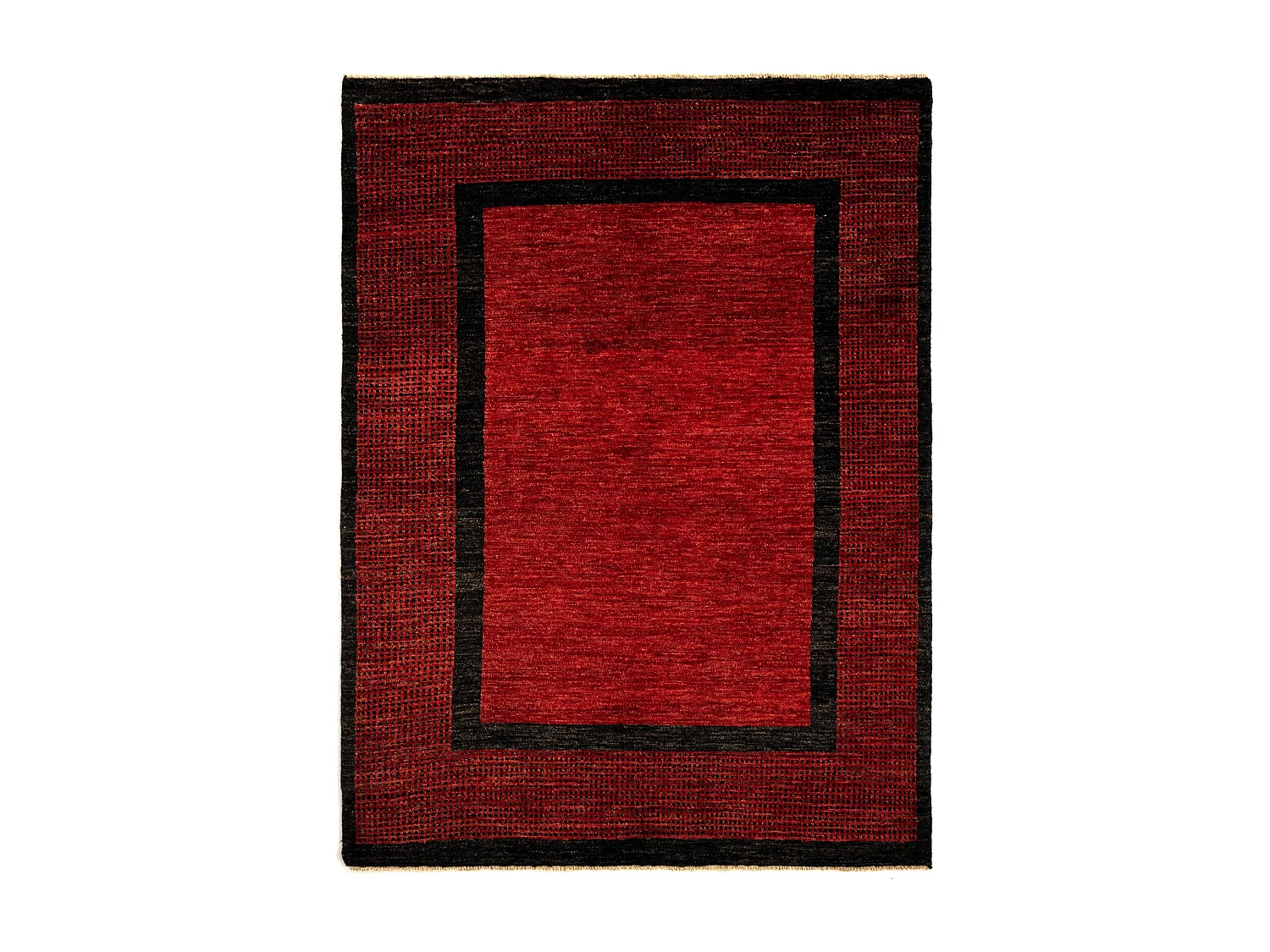 Wollteppich 148x201 Rot Juma