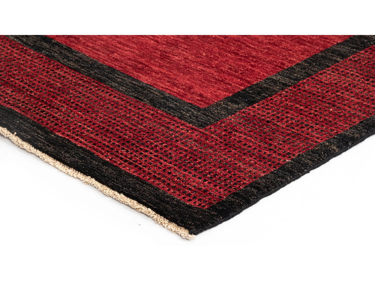 Wollteppich 148x201 Rot Juma