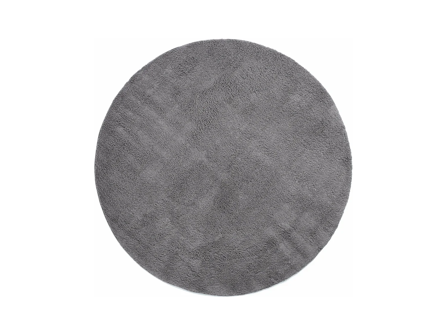 Tapis shaggy 240x240 gris Luzern