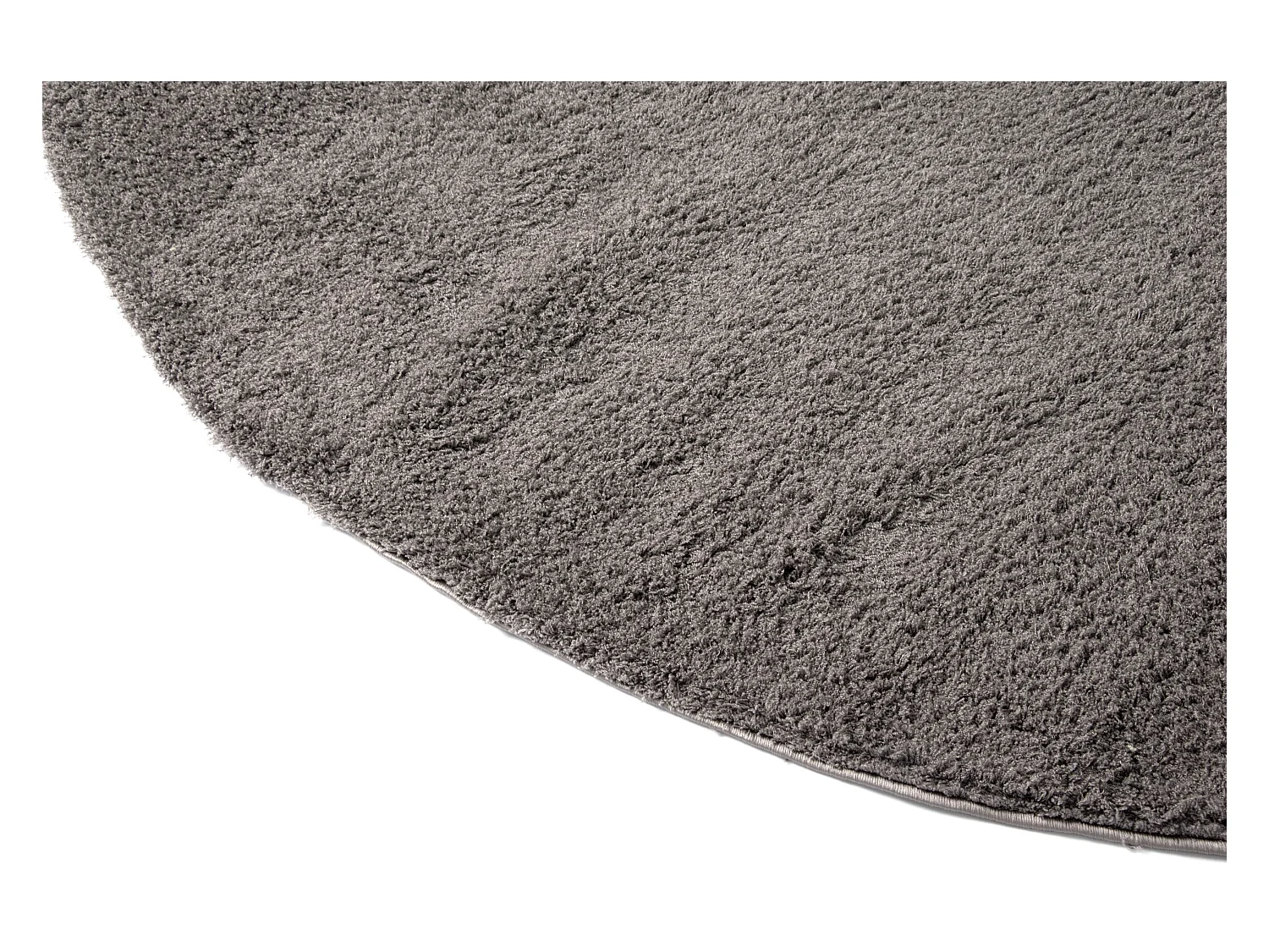 Hoogpolig tapijt 240x240 Grijs Luzern