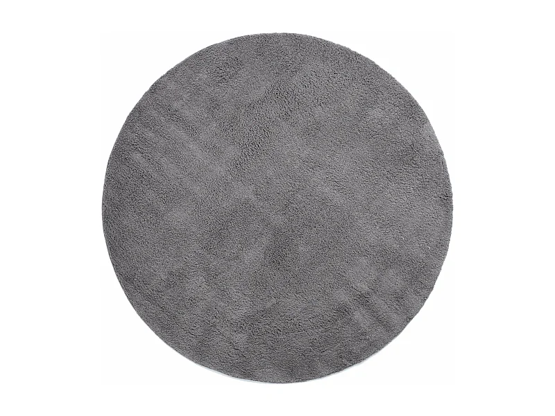 Hoogpolig tapijt 240x240 Grijs Luzern