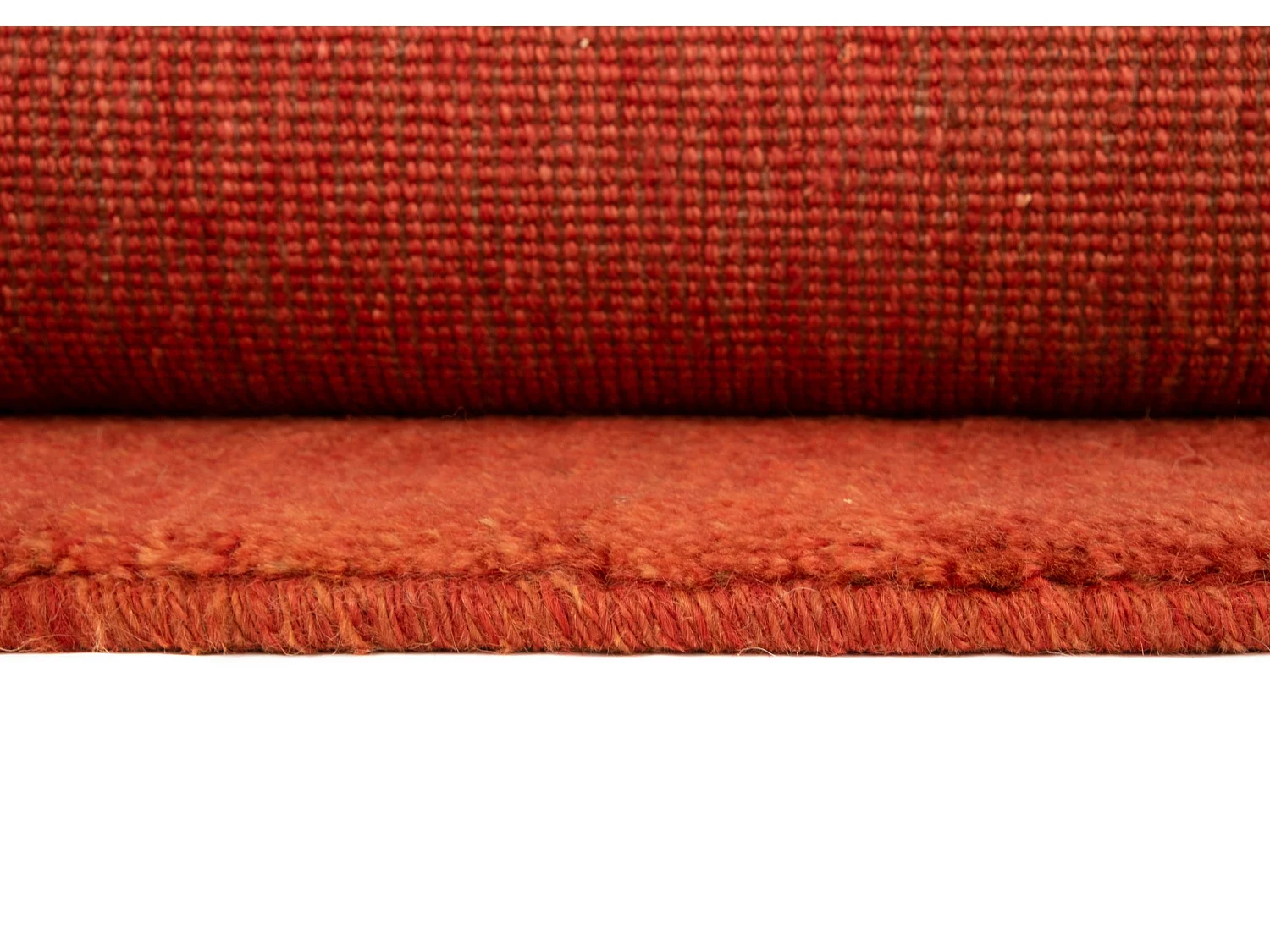 Tapis de laine 154x194 rouge Gabbeh Shouli