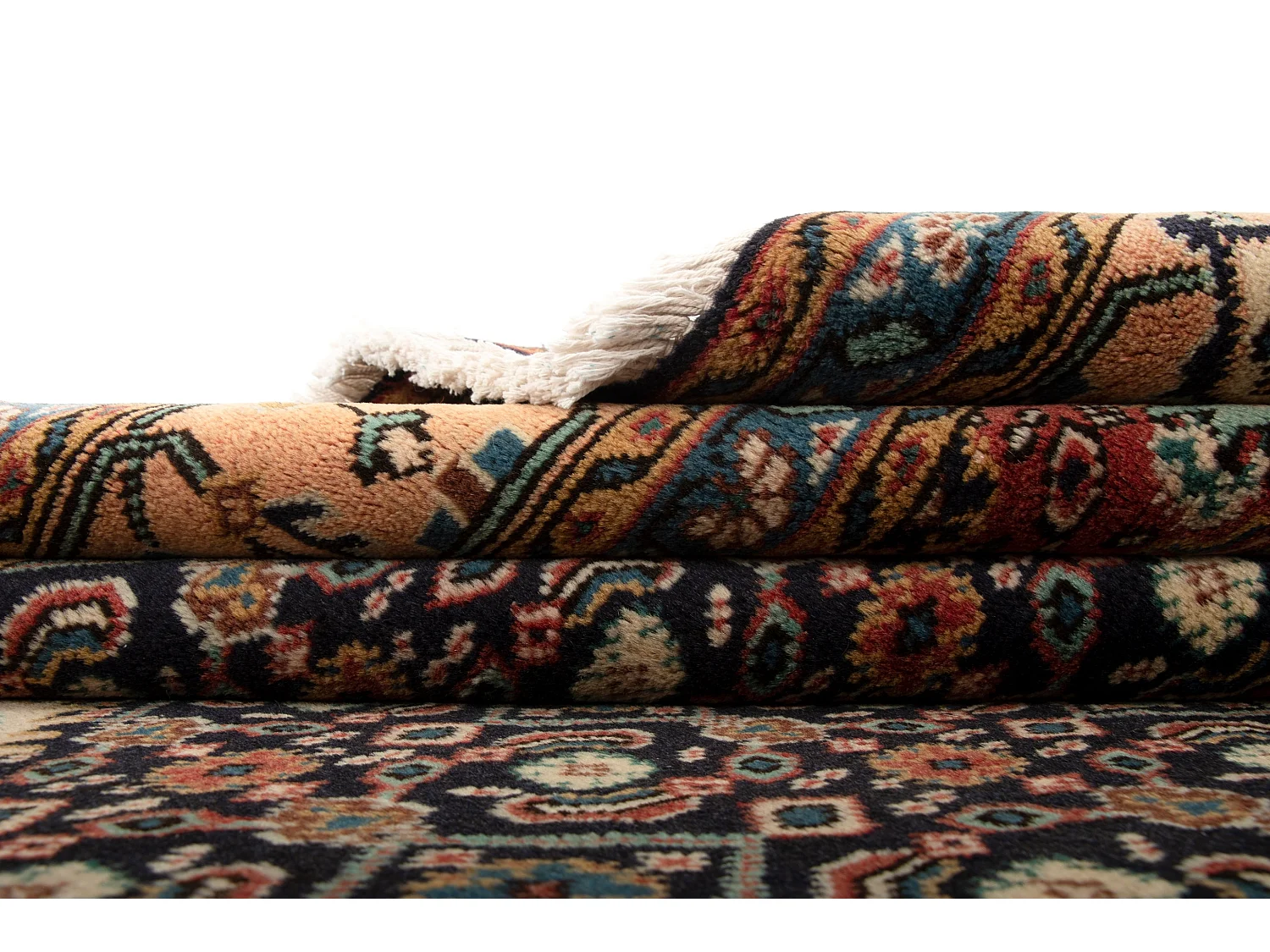 Tapis de laine 206x297 brun Tabriz