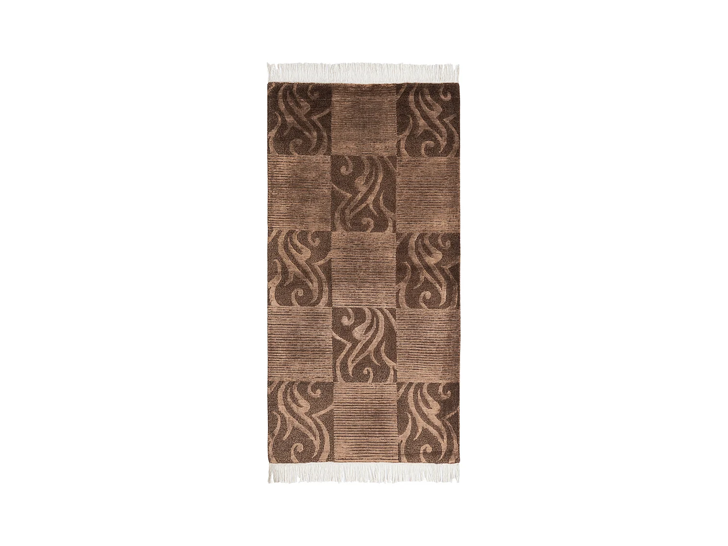 Tapis de laine 79x160 brun Darya