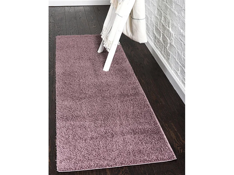 Tapis shaggy 62x120 Violet Luzern
