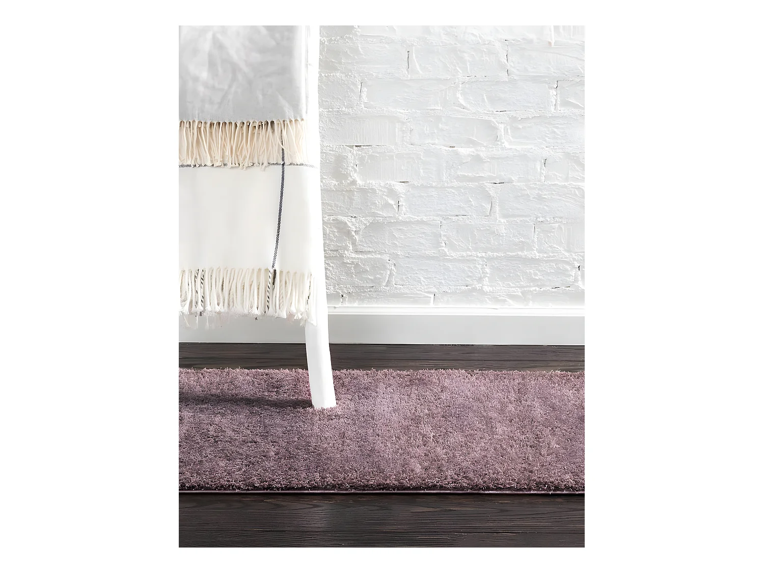 Hoogpolig tapijt 120x62 Paars Luzern