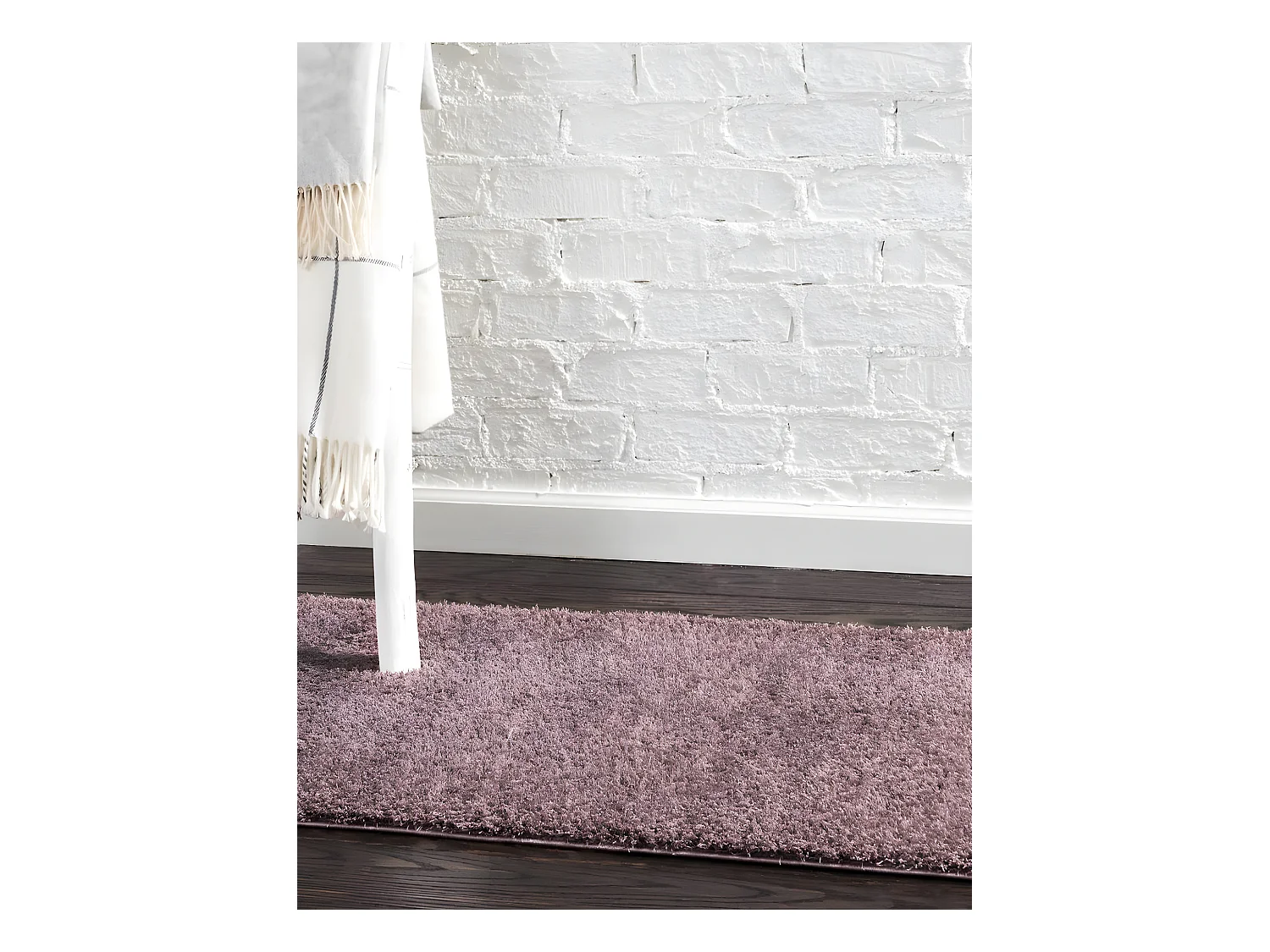 Hoogpolig tapijt 120x62 Paars Luzern