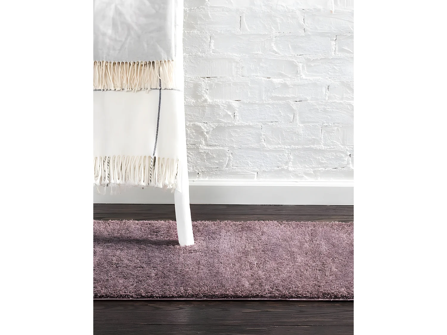 Tappeto shaggy  62x120 Viola Luzern