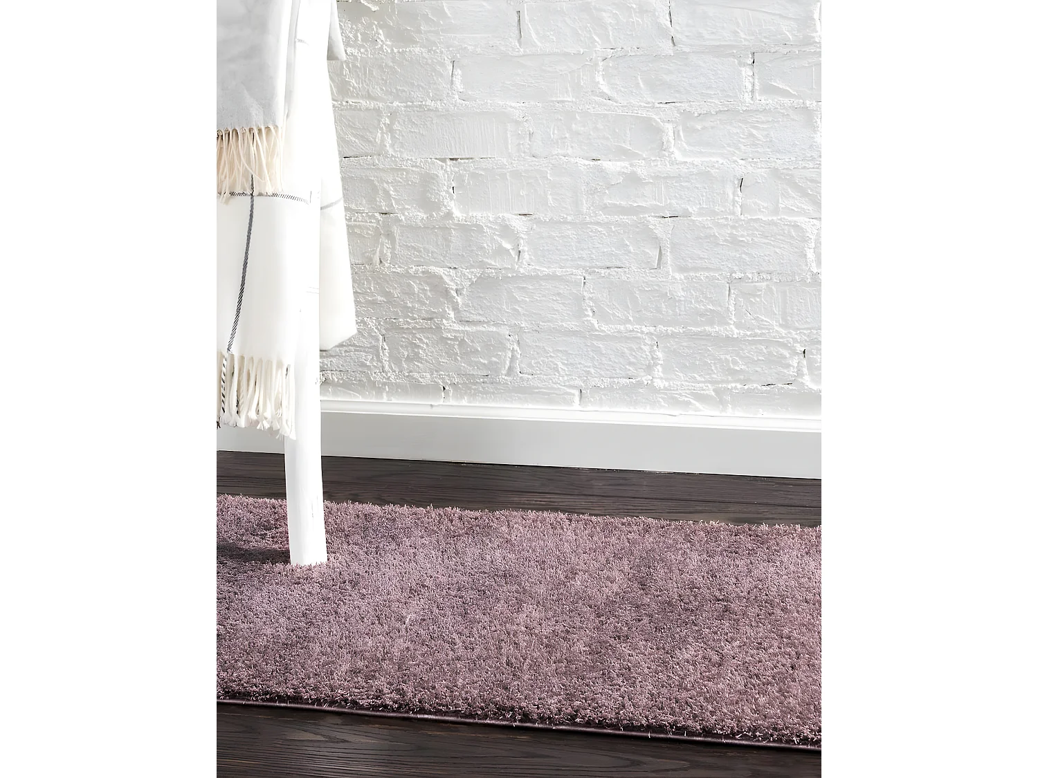 Tappeto shaggy  62x120 Viola Luzern