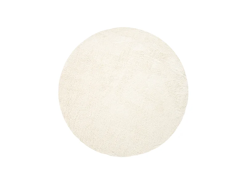 Hochflorteppich 240x240 Weiss Luzern