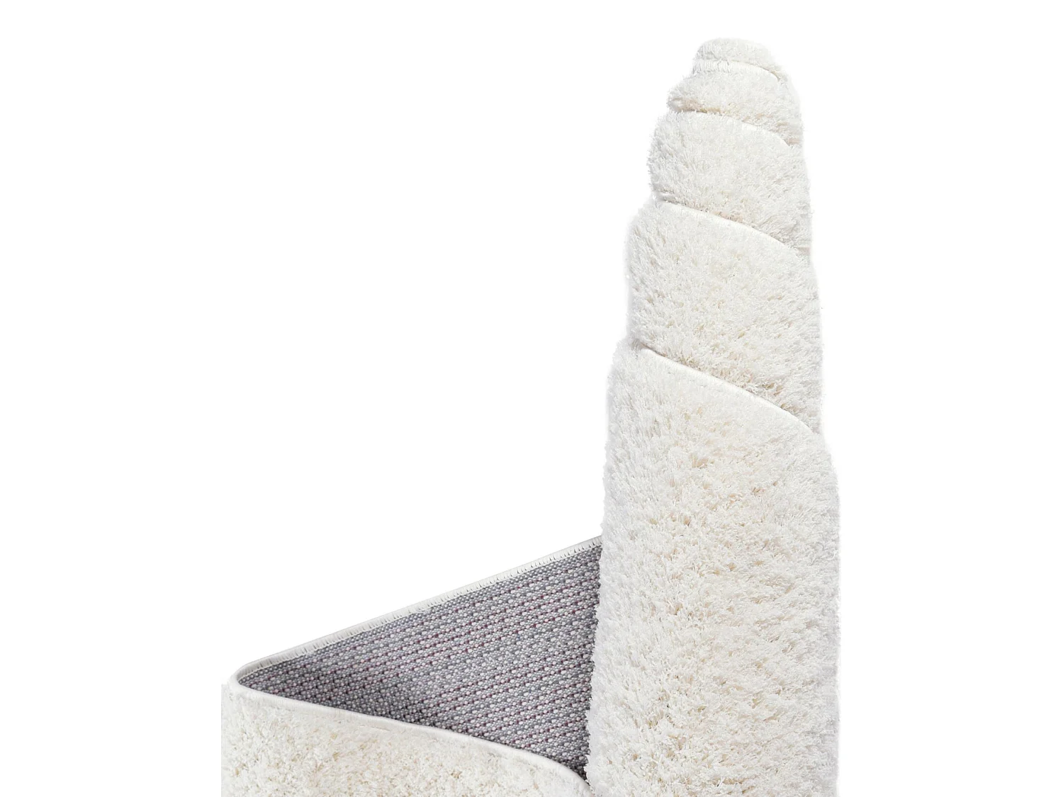 Tapis shaggy 240x240 Blanc Luzern