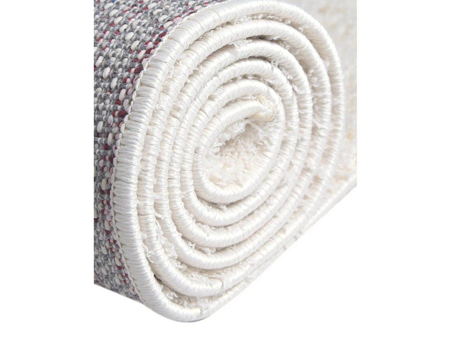 Tappeto shaggy  240x240 Bianco Luzern