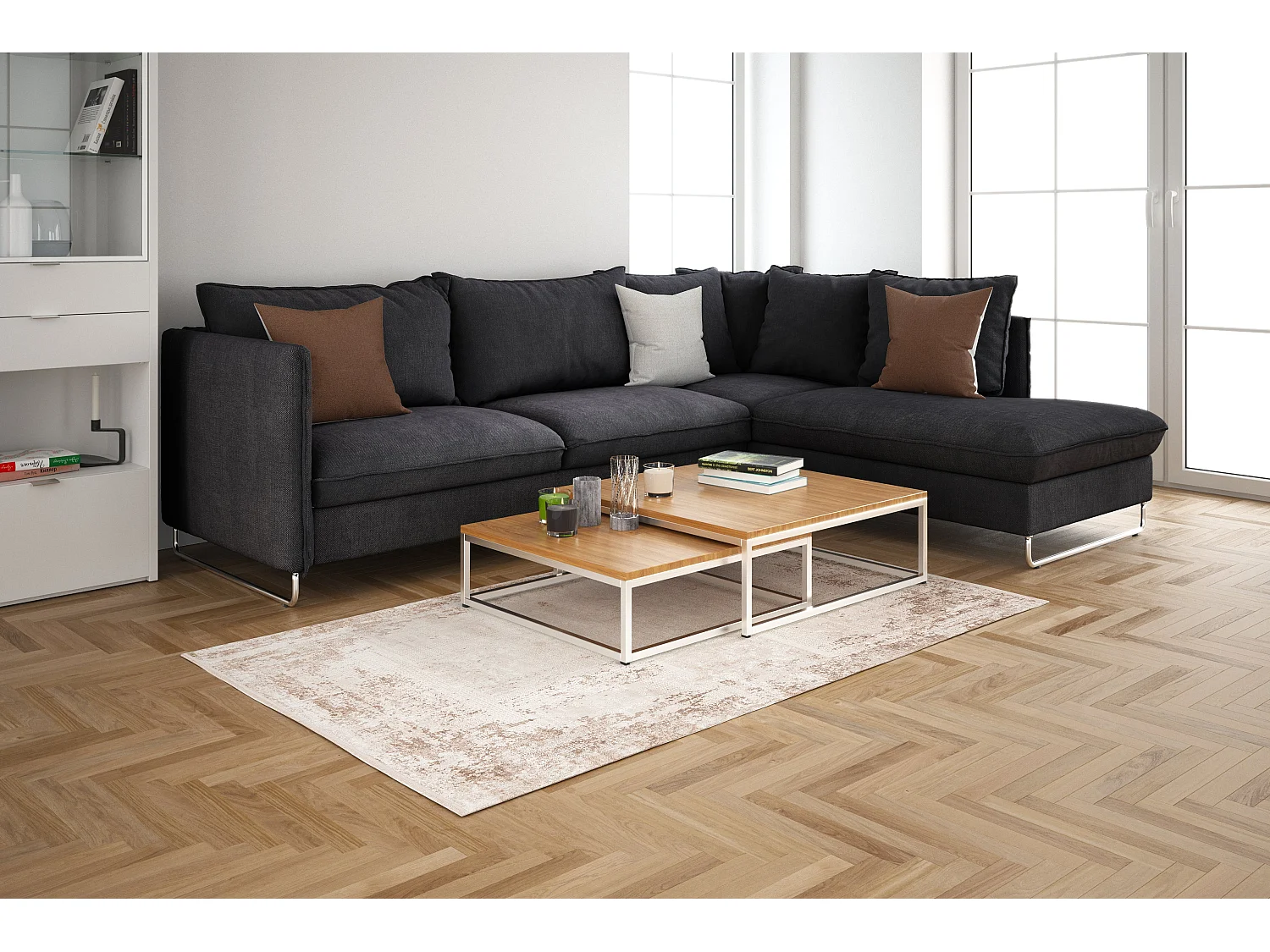 Tapijt 305x240 Beige Airolo Modern