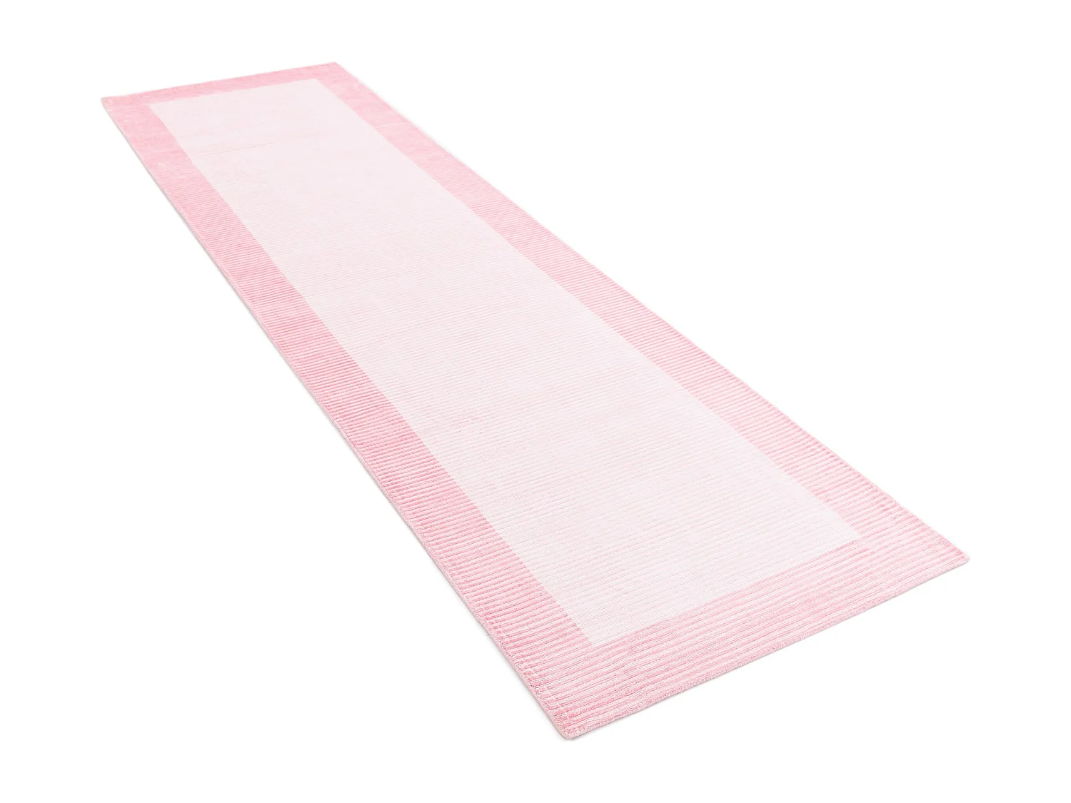 Tapis de couloir en laine 84x297 rose Darya