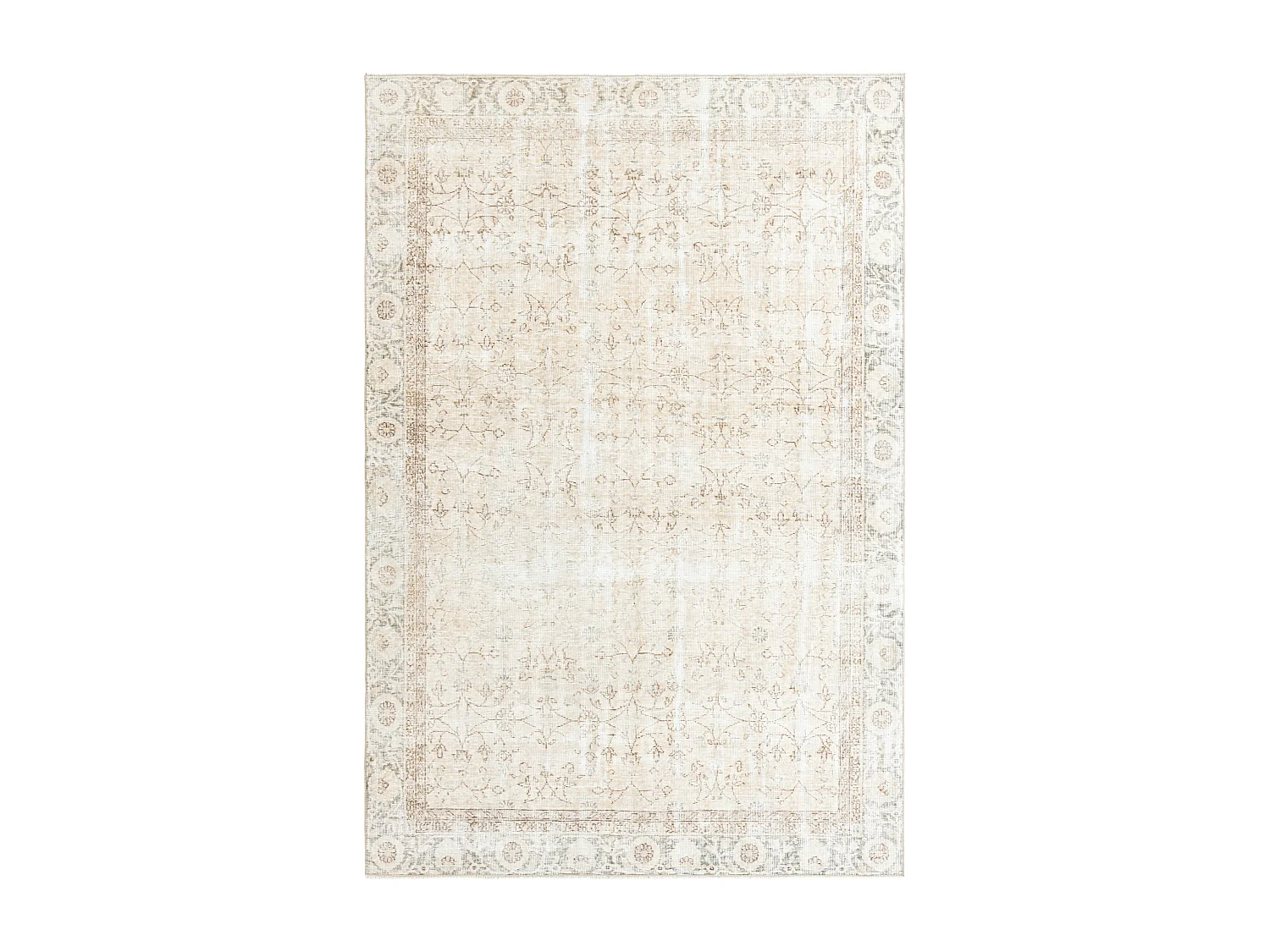 Tappeto in lana 191x290 beige Ultra Vintage