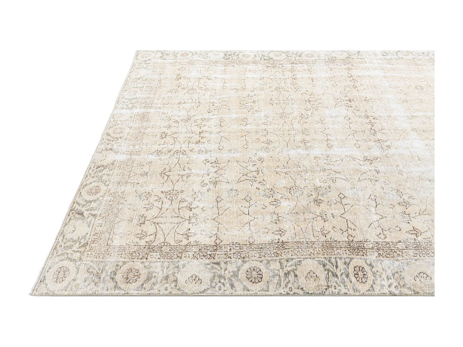 Tapis de laine 191x290 beige Ultra Vintage